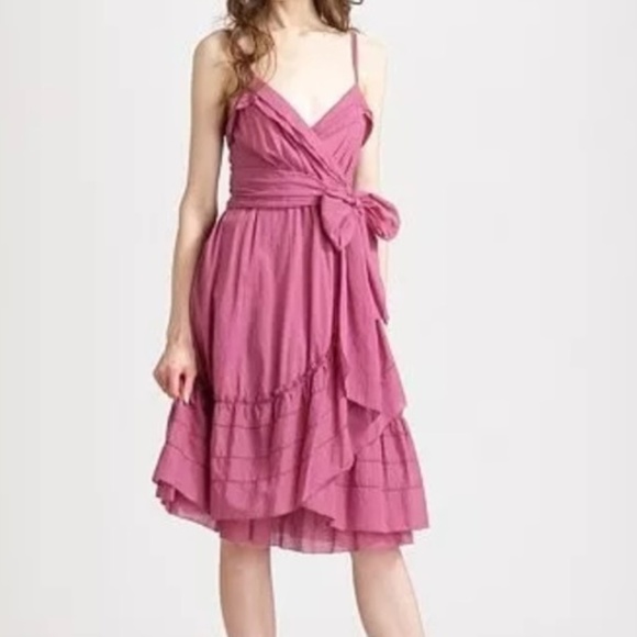 Diane von Furstenberg Kasi Plum Dress 6 - Picture 1 of 7